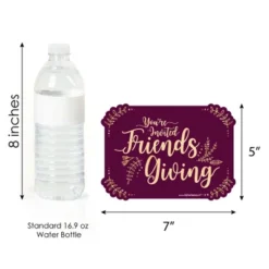 Big Dot Of Happiness Elegant Thankful For Friends - Shaped Fill-in Invitations - Friendsgiving Party Invitation Cards With Envelopes - Set Of 12 -Anagram Shop GUEST 674b7a38 af3e 4803 9a8b da52573a38ab