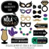 Big Dot Of Happiness Nola Bride Squad - New Orleans Bachelorette Party Photo Booth Props Kit - 20 Count
