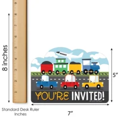 Big Dot Of Happiness Cars, Trains, And Airplanes - Shaped Fill-In Invitations - Transportation Birthday Party Invitation Cards With Envelopes - 12 Ct 8 Big Dot Of Happiness Cars, Trains, And Airplanes - Shaped Fill-In Invitations - Transportation Birthday Party Invitation Cards With Envelopes - 12 Ct -Anagram Shop GUEST 6941f676 58e2 4503 927f 2db2fac43444