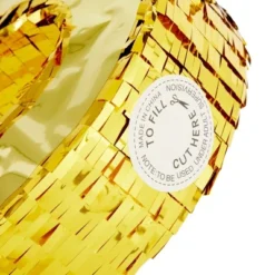 Sparkle And Bash 50th Gold Foil Pinata Number For Birthday And 50 Year Golden Anniversary Party Supplies Decorations, 16 X 13.2 In -Anagram Shop GUEST 6958359c 3385 4358 ad48 450194f97c24