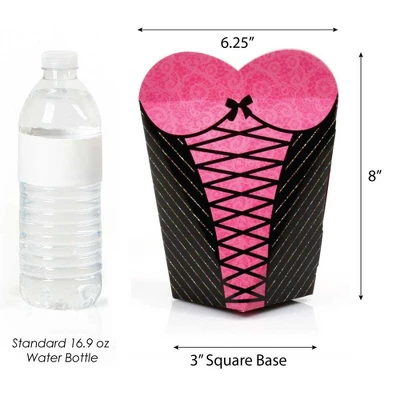 Big Dot Of Happiness Girls Night Out - Bachelorette Party Lingerie Favors - Gift Heart Shaped Favor Boxes For Women - Set Of 12 2 Big Dot Of Happiness Girls Night Out - Bachelorette Party Lingerie Favors - Gift Heart Shaped Favor Boxes For Women - Set Of 12 - Image 2