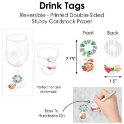 Big Dot Of Happiness Last Luau Tropical Bachelorette Party & Bridal Shower Paper Charger And Table Decorations - Chargerific Kit - Place Setting For 8 9 Big Dot Of Happiness Last Luau Tropical Bachelorette Party & Bridal Shower Paper Charger And Table Decorations - Chargerific Kit - Place Setting For 8 -Anagram Shop GUEST 69d9c803 27f2 4631 9c68 af9a08e87eb2