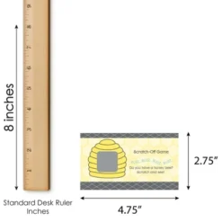 Big Dot Of Happiness Honey Bee - Baby Shower Or Birthday Party Game Scratch Off Cards - 22 Count -Anagram Shop GUEST 69e656d9 5155 4ecd 93e2 dcaa22688822