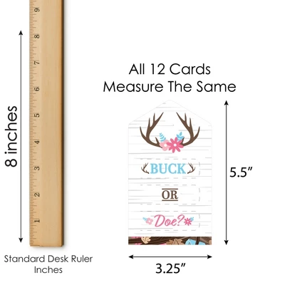 Big Dot Of Happiness Girl Buck Or Doe - Party Game Pickle Cards - Hunting Gender Reveal Pull Tabs - Set Of 12 3 Big Dot Of Happiness Girl Buck Or Doe - Party Game Pickle Cards - Hunting Gender Reveal Pull Tabs - Set Of 12 - Image 3