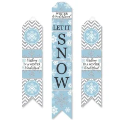 Big Dot Of Happiness Winter Wonderland - Hanging Vertical Paper Door Banners - Snowflake Holiday Party & Winter Wedding Wall Kit - Indoor Door Decor 9 Big Dot Of Happiness Winter Wonderland - Hanging Vertical Paper Door Banners - Snowflake Holiday Party & Winter Wedding Wall Kit - Indoor Door Decor -Anagram Shop GUEST 6a954f87 4878 4756 b832 2bc875bc2b73