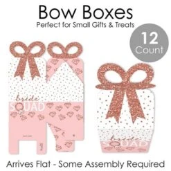 Big Dot Of Happiness Bride Squad - Square Favor Gift Boxes - Rose Gold Bridal Shower Or Bachelorette Party Bow Boxes - Set Of 12 9 Big Dot Of Happiness Bride Squad - Square Favor Gift Boxes - Rose Gold Bridal Shower Or Bachelorette Party Bow Boxes - Set Of 12 -Anagram Shop GUEST 6b7c7440 bad6 4c8d a062 39ab91ba99cf