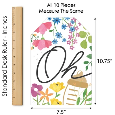 Big Dot Of Happiness Wildflowers Baby - Hanging Vertical Paper Door Banners - Boho Floral Baby Shower Wall Decoration Kit - Indoor Door Decor 5 Big Dot Of Happiness Wildflowers Baby - Hanging Vertical Paper Door Banners - Boho Floral Baby Shower Wall Decoration Kit - Indoor Door Decor - Image 5