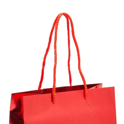 24 Pack Red Paper Gift Bags With Handles For Birthday Party, Wedding And Baby Shower 4 24 Pack Red Paper Gift Bags With Handles For Birthday Party, Wedding And Baby Shower - Image 4