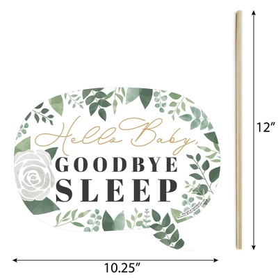 Big Dot Of Happiness Funny Boho Botanical Baby - Greenery Baby Shower Photo Booth Props Kit - 10 Piece 3 Big Dot Of Happiness Funny Boho Botanical Baby - Greenery Baby Shower Photo Booth Props Kit - 10 Piece - Image 3