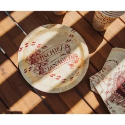 Silver Buffalo Harry Potter Marauder's Map 60-Piece Party Tableware Set | Cups, Plates, Napkins -Anagram Shop GUEST 6d4d6b18 27d1 4622 80d2 d200744bfb1f