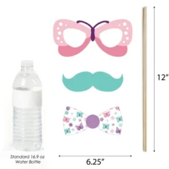 Big Dot Of Happiness Beautiful Butterfly - Floral Baby Shower Or Birthday Party Photo Booth Props Kit - 20 Count -Anagram Shop GUEST 6e09e63e 4ad9 4218 bc5b b33e799d6d70