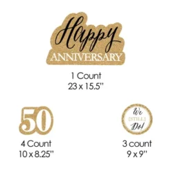 Big Dot Of Happiness We Still Do - 50th Wedding Anniversary - Yard Sign & Outdoor Lawn Decorations - Anniversary Party Yard Signs - Set Of 8 8 Big Dot Of Happiness We Still Do - 50th Wedding Anniversary - Yard Sign & Outdoor Lawn Decorations - Anniversary Party Yard Signs - Set Of 8 -Anagram Shop GUEST 6ebc0c98 4cac 4b69 9e40 bbd7f6dcd3e9
