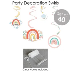 Big Dot Of Happiness Hello Rainbow - Boho Baby Shower And Birthday Party Supplies - Banner Decoration Kit - Fundle Bundle -Anagram Shop GUEST 6ed6895e ef49 445e b6fb 3809833a5f54