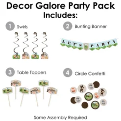 Big Dot Of Happiness Woodland Creatures - Baby Shower Or Birthday Party Supplies Decoration Kit - Decor Galore Party Pack - 51 Pieces