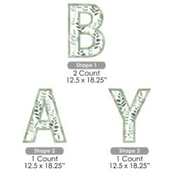 Big Dot Of Happiness Boho Botanical Baby - Yard Sign Outdoor Lawn Decorations - Greenery Baby Shower Yard Signs - BABY -Anagram Shop GUEST 70a3a16e f8a4 4c93 9bd4 6f0152e3a2e7