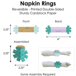 Big Dot Of Happiness Let’s Be Mermaids - Baby Shower Or Birthday Party Paper Charger And Table Decorations - Chargerific Kit - Place Setting For 8 -Anagram Shop GUEST 70bb3a13 0cd7 4c78 b543 7aab2b9edaa4