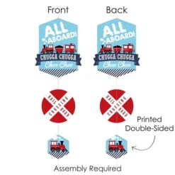 Big Dot Of Happiness Railroad Party Crossing - Train Birthday Party Or Baby Shower DIY Dangler Backdrop - Hanging Vertical Decorations - 30 Pieces 10 Big Dot Of Happiness Railroad Party Crossing - Train Birthday Party Or Baby Shower DIY Dangler Backdrop - Hanging Vertical Decorations - 30 Pieces -Anagram Shop GUEST 721a08d8 97ab 448d be98 e6f002ad6370