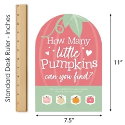 Big Dot Of Happiness Girl Little Pumpkin - Fall Birthday Party Or Baby Shower Scavenger Hunt - 1 Stand And 48 Game Pieces - Hide And Find Game -Anagram Shop GUEST 7250fdf6 ba19 403b a551 44b20c9c6dbf