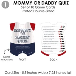 Big Dot Of Happiness Batter Up - Baseball - 4 Baby Shower Games - 10 Cards Each - Gamerific Bundle -Anagram Shop GUEST 729a6807 b263 4b73 b699 359e197ddcdd