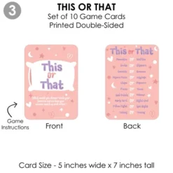 Big Dot Of Happiness Pajama Slumber Party - 4 Girls Sleepover Birthday Party Games - 10 Cards Each - Gamerific Bundle -Anagram Shop GUEST 72fe1067 efb8 4d7e 8831 4ed12ad3fc02