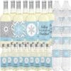 Big Dot Of Happiness Winter Wonderland - Snowflake Holiday Party And Winter Wedding Decorations - Beverage Bar Kit - 34 Pieces