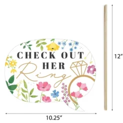 Big Dot Of Happiness Wildflowers Bride - Boho Floral Bridal Shower And Wedding Party Photo Booth Props Kit - 20 Count -Anagram Shop GUEST 74961d91 5d32 4b0f b6fb ede89757c48d