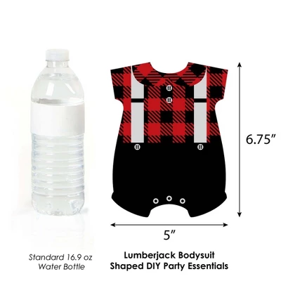 Big Dot Of Happiness Lumberjack - Baby Bodysuit Channel The Flannel Decor - DIY Buffalo Plaid Baby Shower Or 1st Birthday Party Essentials - Set Of 20 3 Big Dot Of Happiness Lumberjack - Baby Bodysuit Channel The Flannel Decor - DIY Buffalo Plaid Baby Shower Or 1st Birthday Party Essentials - Set Of 20 - Image 3