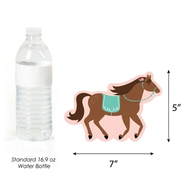 Big Dot Of Happiness Run Wild Horses - Decorations DIY Pony Birthday Party Essentials - Set Of 20 2 Big Dot Of Happiness Run Wild Horses - Decorations DIY Pony Birthday Party Essentials - Set Of 20 - Image 2