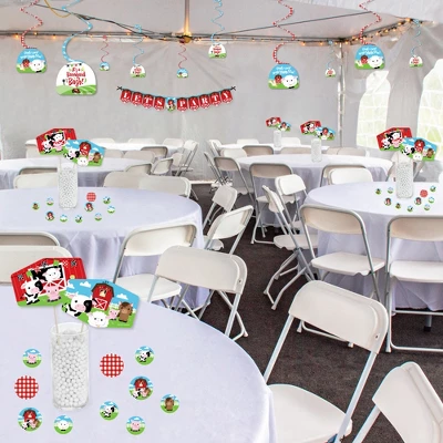Big Dot Of Happiness Farm Animals - Barnyard Baby Shower Or Birthday Party Supplies Decoration Kit - Decor Galore Party Pack - 51 Pieces 2 Big Dot Of Happiness Farm Animals - Barnyard Baby Shower Or Birthday Party Supplies Decoration Kit - Decor Galore Party Pack - 51 Pieces - Image 2