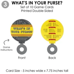 Big Dot Of Happiness Grand Slam - Fastpitch Softball - 4 Baby Shower Games - 10 Cards Each - Gamerific Bundle -Anagram Shop GUEST 76e9aadd fd2a 440c 92da d611dd9d01ee