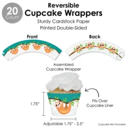 Big Dot Of Happiness Let’s Hang - Sloth - Baby Shower Or Birthday Party Favors And Cupcake Kit - Fabulous Favor Party Pack - 100 Pieces 8 Big Dot Of Happiness Let’s Hang - Sloth - Baby Shower Or Birthday Party Favors And Cupcake Kit - Fabulous Favor Party Pack - 100 Pieces -Anagram Shop GUEST 782951e0 6772 4f48 8276 1d50481cc3ec