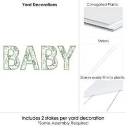 Big Dot Of Happiness Boho Botanical Baby - Yard Sign Outdoor Lawn Decorations - Greenery Baby Shower Yard Signs - BABY -Anagram Shop GUEST 78c5dd9d cda0 4455 b1b4 573fb89a9a57