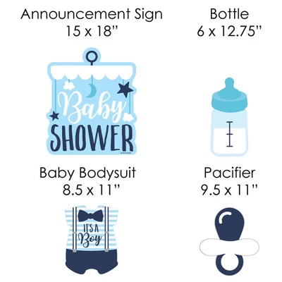 Big Dot Of Happiness It's A Boy - Yard Sign And Outdoor Lawn Decorations - Blue Baby Shower Yard Signs - Set Of 8 4 Big Dot Of Happiness It's A Boy - Yard Sign And Outdoor Lawn Decorations - Blue Baby Shower Yard Signs - Set Of 8 - Image 4