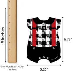 Big Dot Of Happiness Lumberjack - Channel The Flannel - Picture Bingo Cards And Markers - Buffalo Plaid Baby Shower Shaped Bingo Game - Set Of 18 -Anagram Shop GUEST 79f504b3 b0d0 4b9f 8685 5be0b321e180