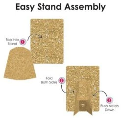 Big Dot Of Happiness We Still Do - 50th Wedding Anniversary - Anniversary Party 4x6 Picture Display - Paper Photo Frames - Set Of 12 -Anagram Shop GUEST 7a25ff5f b063 452a b402 b25dca914f6c
