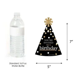 Big Dot Of Happiness Adult Happy Birthday - Gold - Shaped Fill-in Invitations - Birthday Party Invitation Cards With Envelopes - Set Of 12 -Anagram Shop GUEST 7b2d08d8 a15d 45ad b1af 9edbcb34763d