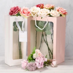 Unique Bargains Paper Gift Bag With Window Bouquet Bag 3 Pcs 7 Unique Bargains Paper Gift Bag With Window Bouquet Bag 3 Pcs -Anagram Shop GUEST 7b36b5b7 fc98 435c bb2c 5d070d62a69a