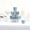 Big Dot Of Happiness Winter Wonderland - Party Mini Favor Boxes - Snowflake Holiday Party And Winter Wedding Treat Candy Boxes - Set Of 12