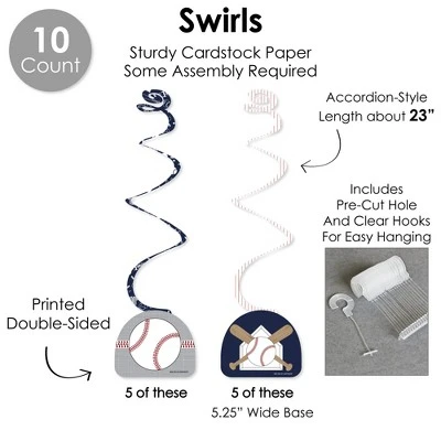 Big Dot Of Happiness Batter Up - Baseball - Baby Shower Or Birthday Party Supplies Decoration Kit - Decor Galore Party Pack - 51 Pieces 3 Big Dot Of Happiness Batter Up - Baseball - Baby Shower Or Birthday Party Supplies Decoration Kit - Decor Galore Party Pack - 51 Pieces - Image 3