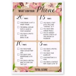 Best Paper Greetings Set Of 5 Bridal Shower Games For Engagement Celebrations, Bridal, Bachelorette, Anniversary, Wedding Party, Entertains 50 Guests -Anagram Shop GUEST 7ded7594 33aa 4326 9263 cca7249b18cd