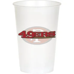NFL 20oz 24ct San Francisco 49ers Football Reusable Cups