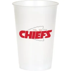 NFL 20oz 24ct Kansas City Chiefs Football Reusable Cups