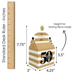 Big Dot Of Happiness We Still Do - 50th Wedding Anniversary - Treat Box Party Favors - Anniversary Party Goodie Gable Boxes - Set Of 12 -Anagram Shop GUEST 7e7928b7 b7f5 4441 b7e9 17e4d9922a18