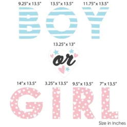 Big Dot Of Happiness Baby Gender Reveal - Team Boy Or Girl Party Decorations - Boy Or Girl - Outdoor Letter Banner 9 Big Dot Of Happiness Baby Gender Reveal - Team Boy Or Girl Party Decorations - Boy Or Girl - Outdoor Letter Banner -Anagram Shop GUEST 7eca3e41 61fa 4b97 92c1 dff6989aa95e