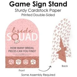 Big Dot Of Happiness Bride Squad - Rose Gold Bridal Shower Or Bachelorette Party Scavenger Hunt - 1 Stand And 48 Game Pieces - Hide And Find Game 9 Big Dot Of Happiness Bride Squad - Rose Gold Bridal Shower Or Bachelorette Party Scavenger Hunt - 1 Stand And 48 Game Pieces - Hide And Find Game -Anagram Shop GUEST 7efa5cc7 79e6 40d2 990c b200b2642242