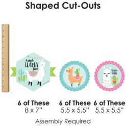 Big Dot Of Happiness Whole Llama Fun - Hanging Llama Fiesta Baby Shower Or Birthday Party Tissue Decoration Kit - Paper Fans - Set Of 9 -Anagram Shop GUEST 7f7c4843 0fe2 40ca a6c9 94a2ce8b83dc