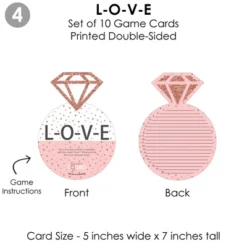 Big Dot Of Happiness Bride Squad - 4 Rose Gold Bridal Shower Or Bachelorette Party Games - 10 Cards Each - Gamerific Bundle -Anagram Shop GUEST 8062d90e 4c78 4930 80be 4f7740ac5cbb