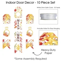Big Dot Of Happiness Fall Foliage Bride - Hanging Vertical Paper Door Banners - Autumn Leaves Bridal Shower And Wedding Party - Indoor Door Decor -Anagram Shop GUEST 813c6294 7c5b 4c39 be7a e08d399d1cd6