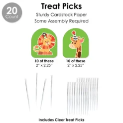 Big Dot Of Happiness Jungle Party Animals - Safari Zoo Animal Birthday Party Or Baby Shower Favors And Cupcake Kit Fabulous Favor Party Pack - 100 Pc 9 Big Dot Of Happiness Jungle Party Animals - Safari Zoo Animal Birthday Party Or Baby Shower Favors And Cupcake Kit Fabulous Favor Party Pack - 100 Pc -Anagram Shop GUEST 820546df 2428 4107 a2e1 750b3363a554