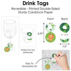 Big Dot Of Happiness Jungle Party Animals Zoo Animal Birthday Party & Baby Shower Paper Charger & Table Decorations Chargerific Kit Setting For 8 -Anagram Shop GUEST 822aed2e b1de 42b2 b1c4 2911ae39397c